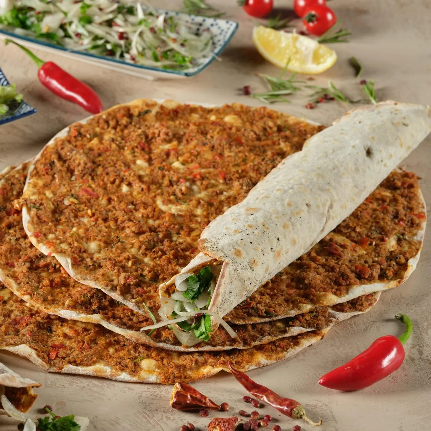 Pizza turca (lahmacun)